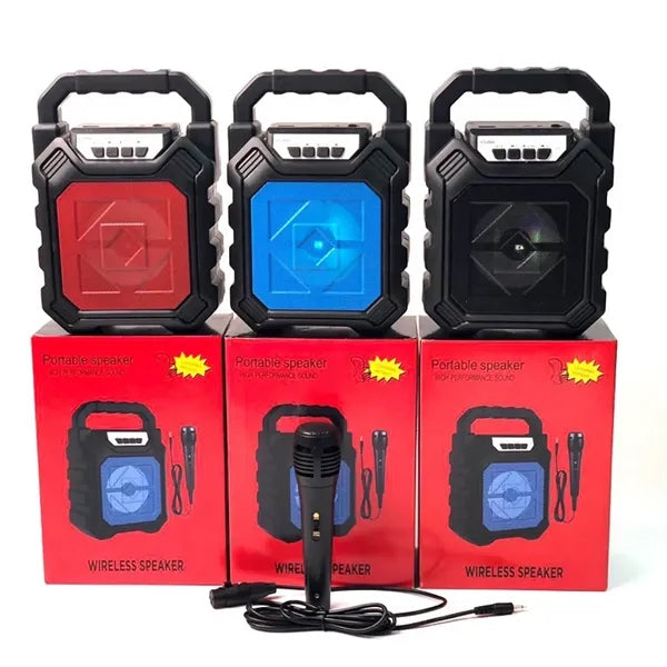 Portable PA System Wireless Speaker with Microphone