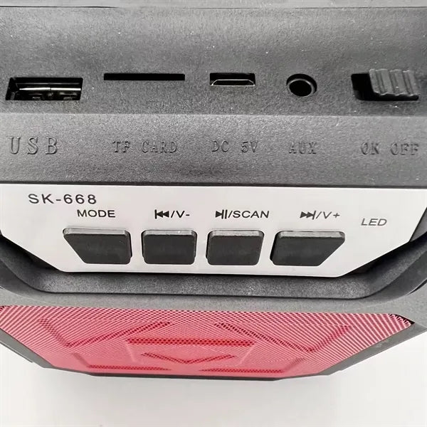 Portable PA System Wireless Speaker with Microphone