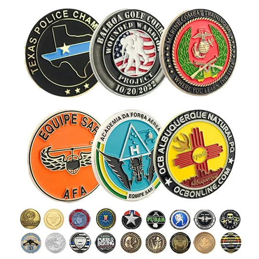 Challenge Coin Double Sided 2''