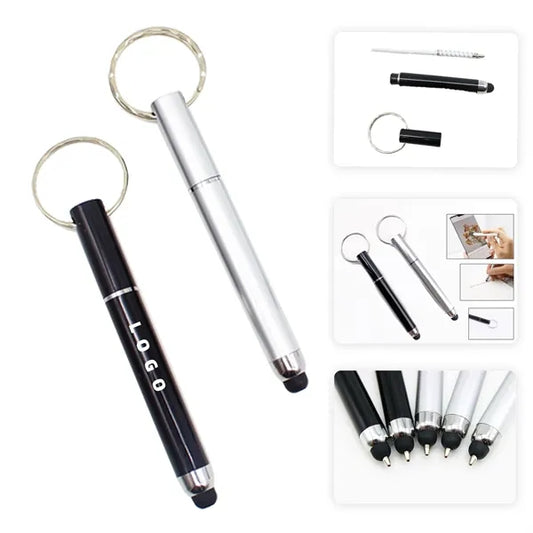 3 In 1 Touch Screen Pen With Keyring