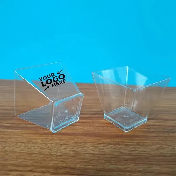 Crystal Glass Coaster 4 in 1 Set