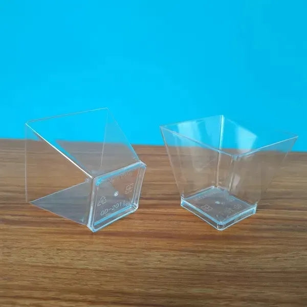 Crystal Glass Coaster 4 in 1 Set