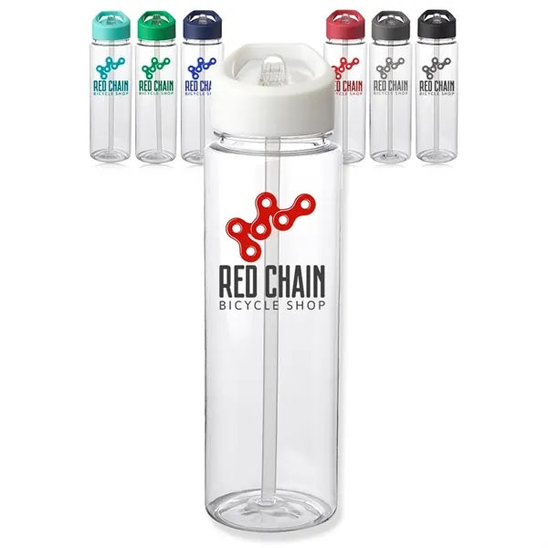 24 oz. Borneo Plastic Water Bottles with Carrying Handle