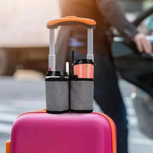 Luggage Travel Cup Tablet Holder Drink Caddy for Suitcase