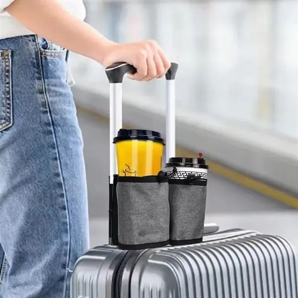 Luggage Travel Cup Tablet Holder Drink Caddy for Suitcase