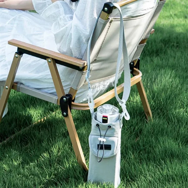 Travel sports waterproof water bottle holder with strap