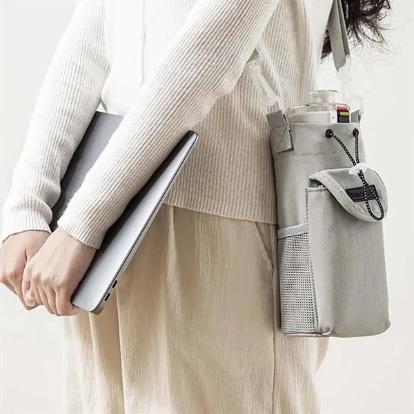 Travel sports waterproof water bottle holder with strap