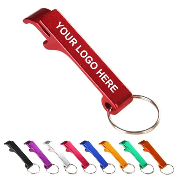 Aluminum Alloy Beer Bottle Opener Keychain