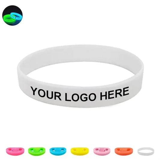 Glowing In Dark Silicone Wristbands