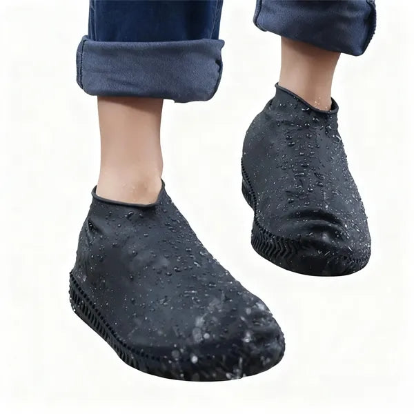 Thickened wear-resistant and rainproof silicone foot covers