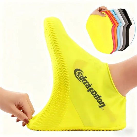 Thickened wear-resistant and rainproof silicone foot covers