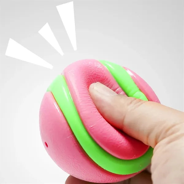 Squeaky 2.55" Bite-Resistant Dog Ball