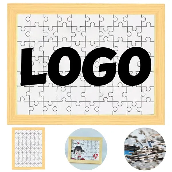 Jigsaw Puzzle Toy with Logo Design Print