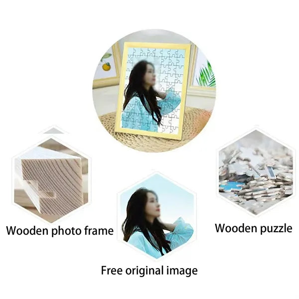 Jigsaw Puzzle Toy with Logo Design Print