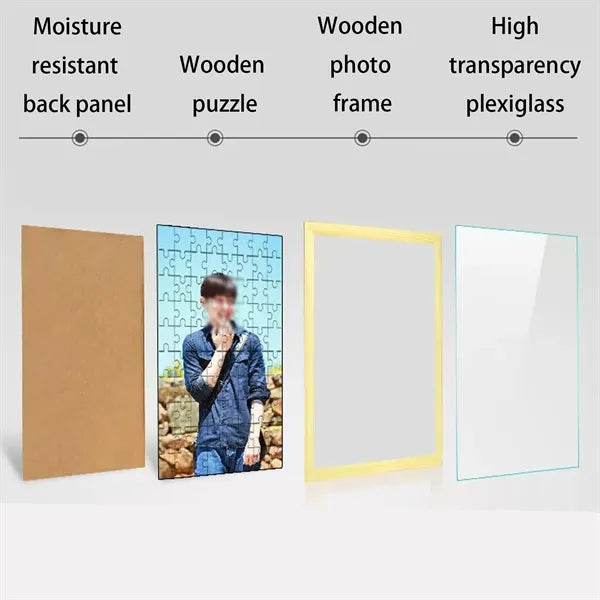 Jigsaw Puzzle Toy with Logo Design Print