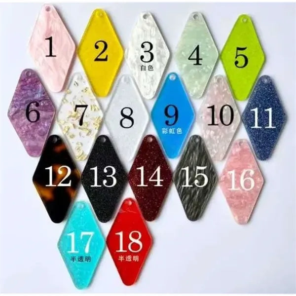 Acrylic Hotel Keychain Motel Key Tag
