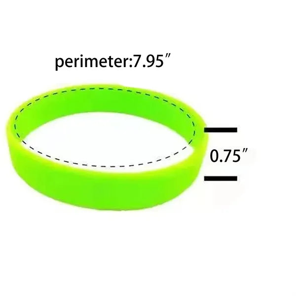 Glow In Dark Sports Wristband Durable Night Event Wear