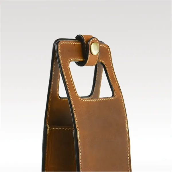 Leather Wine Caddy