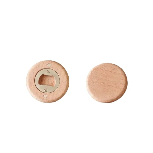 Solid Wood Bottle Opener Magnetic Suction