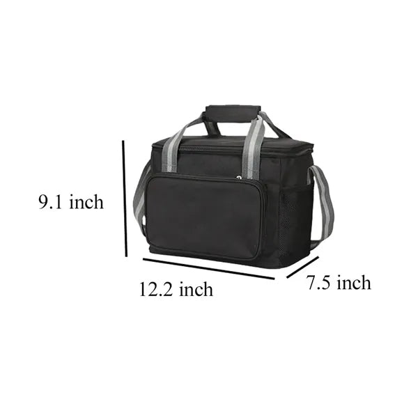 Insulated Oxford Cloth Pearl Cotton PEVA Cooler Bag