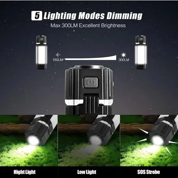 Rechargeable Camping Lantern Portable Outdoor Flashlight