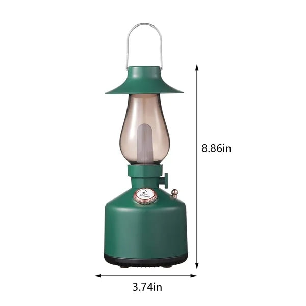 Retro camping bedroom decor kerosene lamp bluetooth speaker