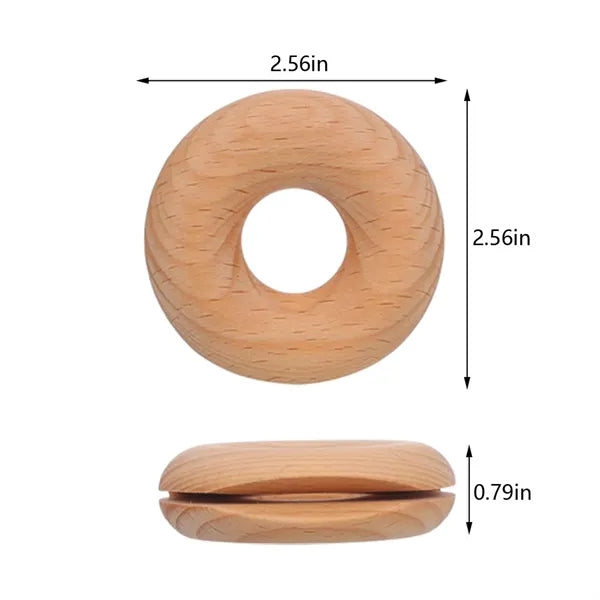 Kitchen home food storage chip bread wooden donut bag clip