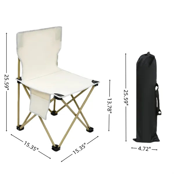 Outdoor Folding Camping Chair With Carry Bag