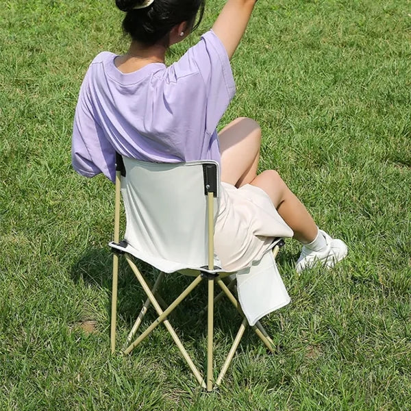 Outdoor Folding Camping Chair With Carry Bag