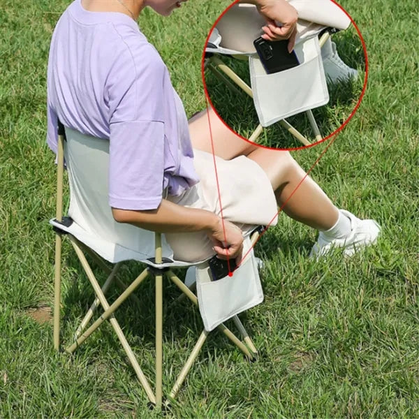 Outdoor Folding Camping Chair With Carry Bag
