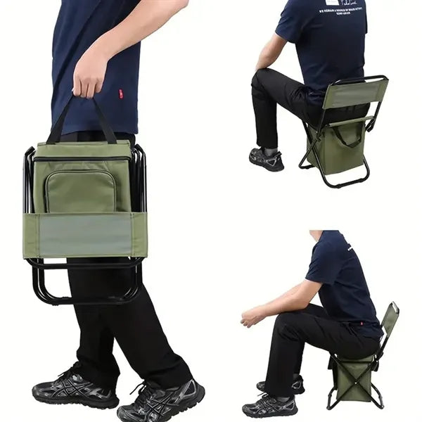 Camping Portable Folding Chair With Storage Bag