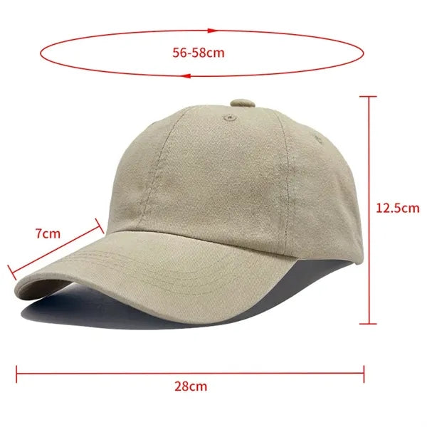 Unisex Flexible Cotton Sports Baseball Cap