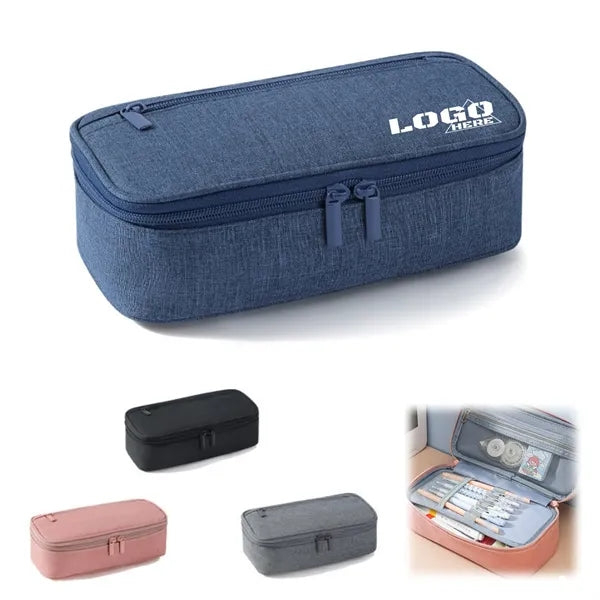 Large Capacity Pencil Pouch for Stationery