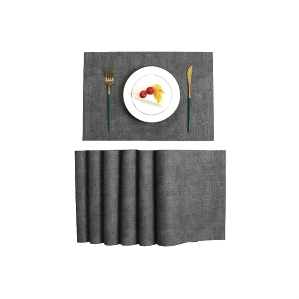 Heat Resistant PU Leather Washable Dining Placemat