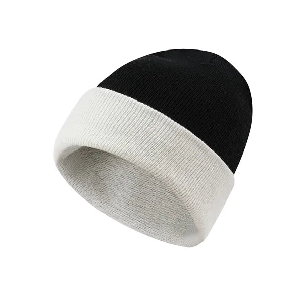 Winter Striped Beanie Hat
