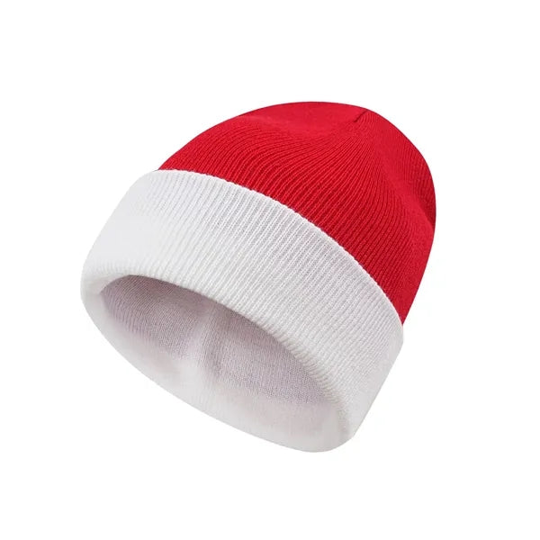 Winter Striped Beanie Hat