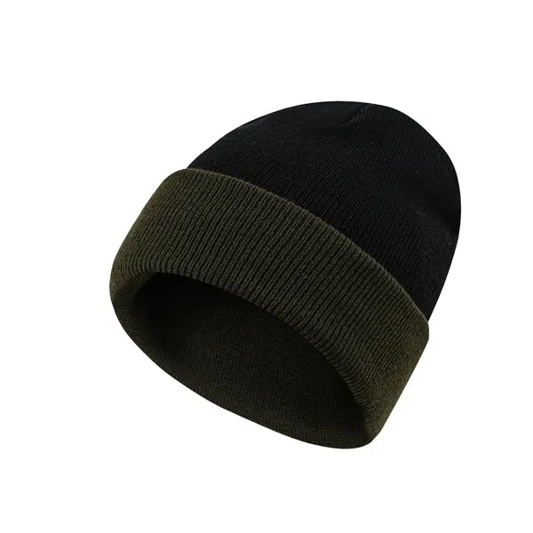 Winter Striped Beanie Hat