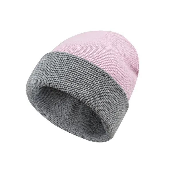 Winter Striped Beanie Hat