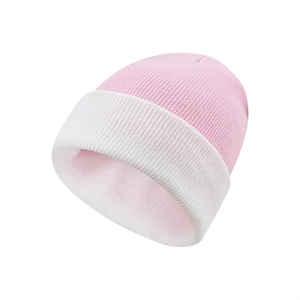 Winter Striped Beanie Hat