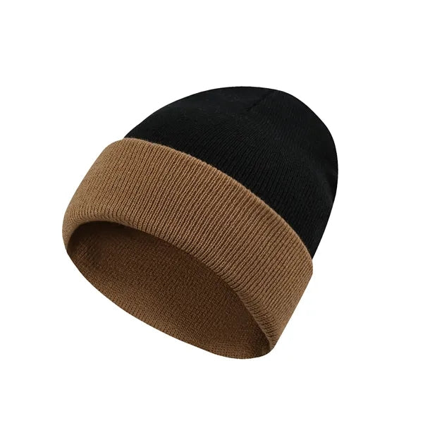 Winter Striped Beanie Hat
