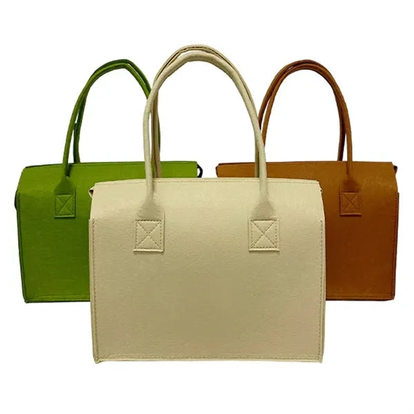 Foldable Felt Shopping Tote Bag