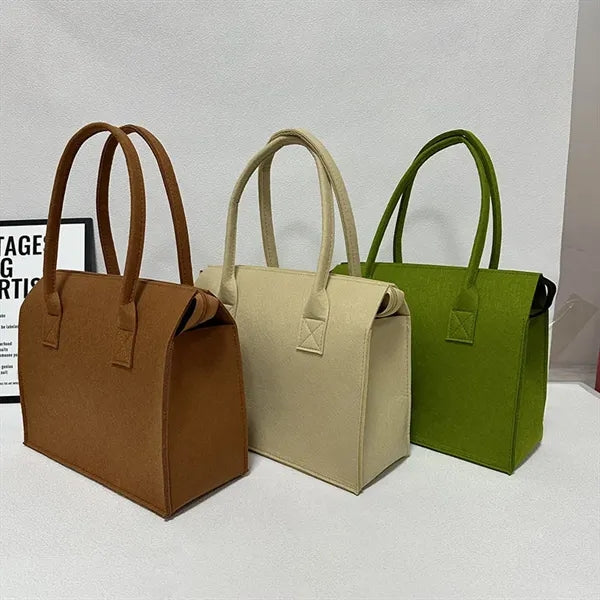 Foldable Felt Shopping Tote Bag