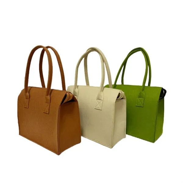 Foldable Felt Shopping Tote Bag