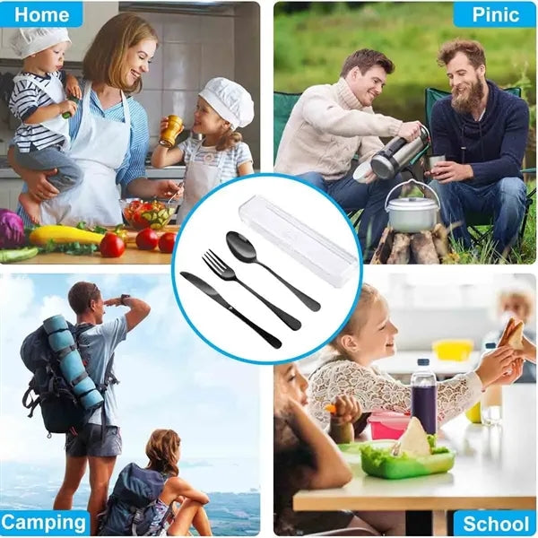 Travel Tableware Set with Case