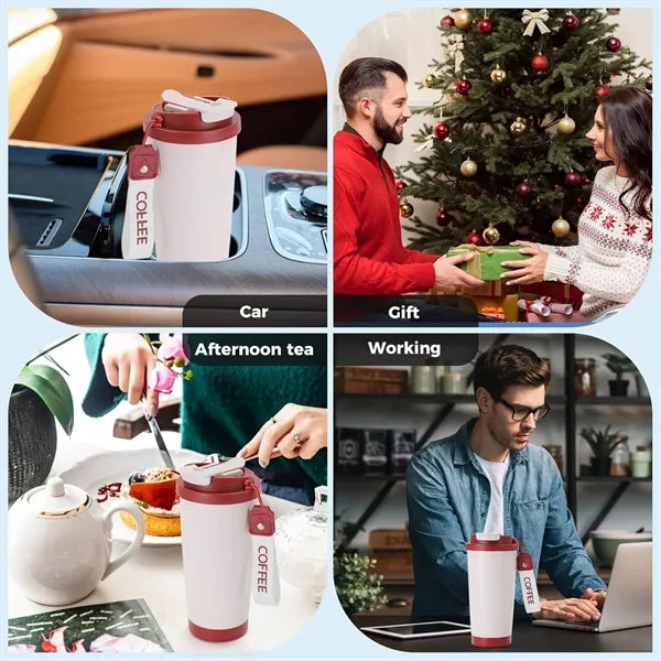 17 oz Insulated Coffee Cup with Lid