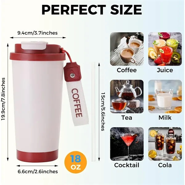 17 oz Insulated Coffee Cup with Lid