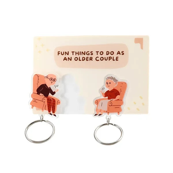 Acrylic Couples Keychains 2.5"- 5"