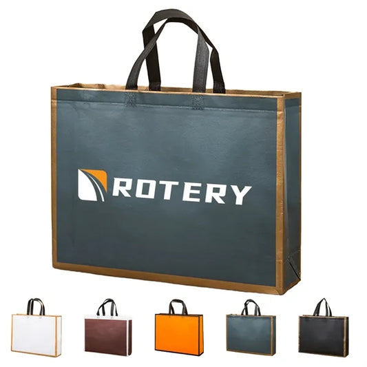 Reinforced Waterproof Non-Woven Coated Tote Bag