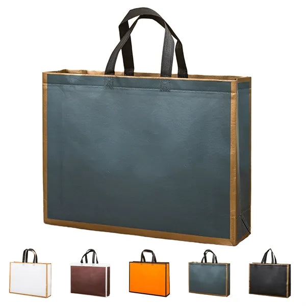 Reinforced Waterproof Non-Woven Coated Tote Bag