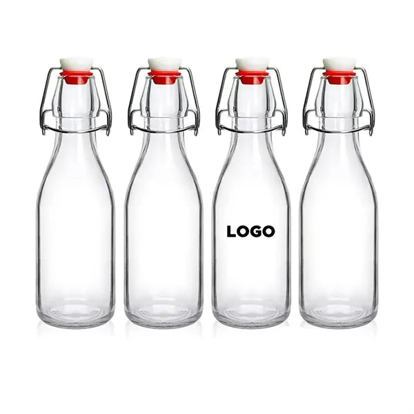 8.5oz Swing Top Glass Bottles